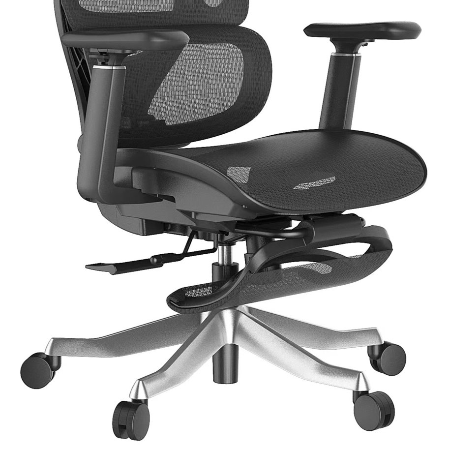 With footrest